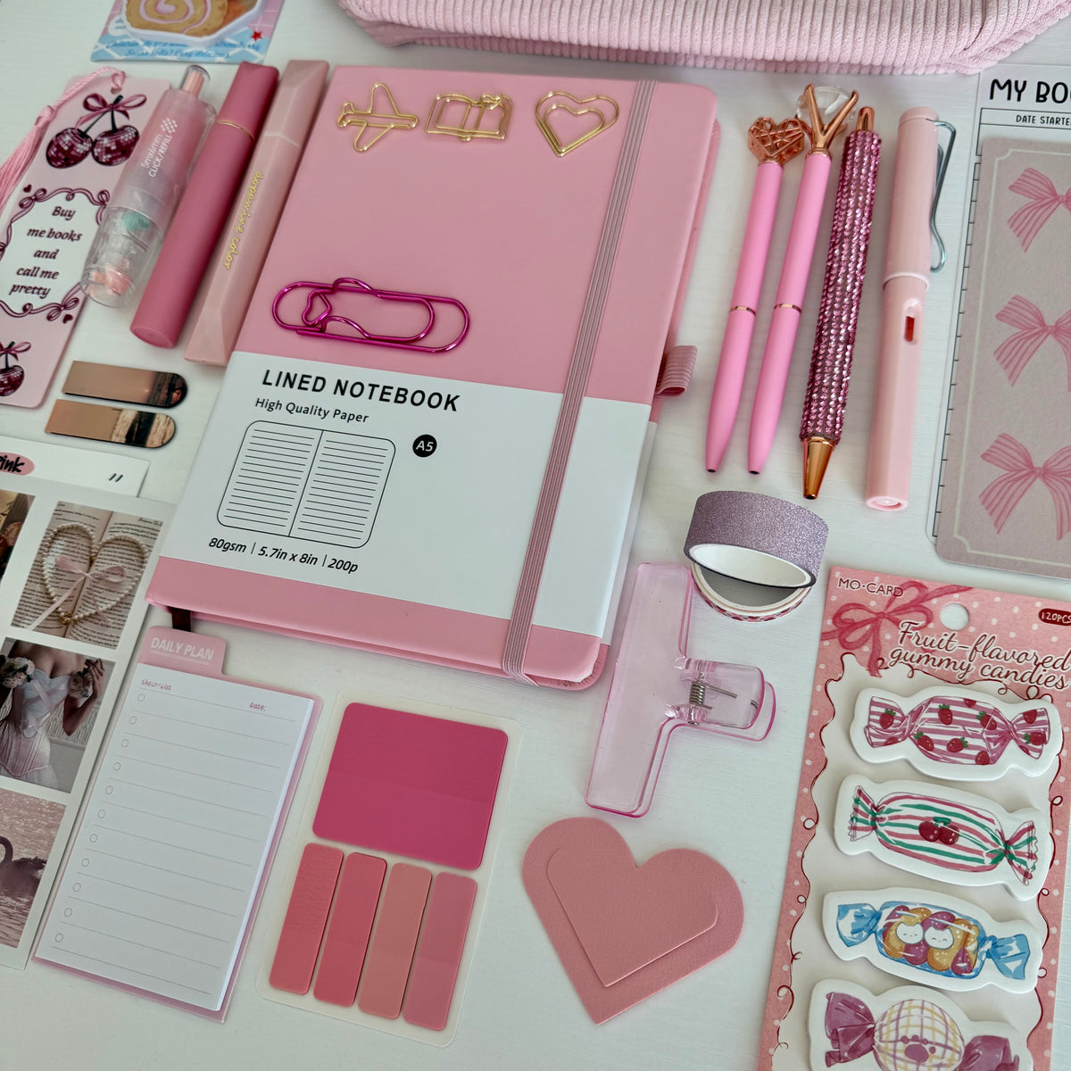 Pretty in Pink | Bookish Escape Stationery Bundle 🎀