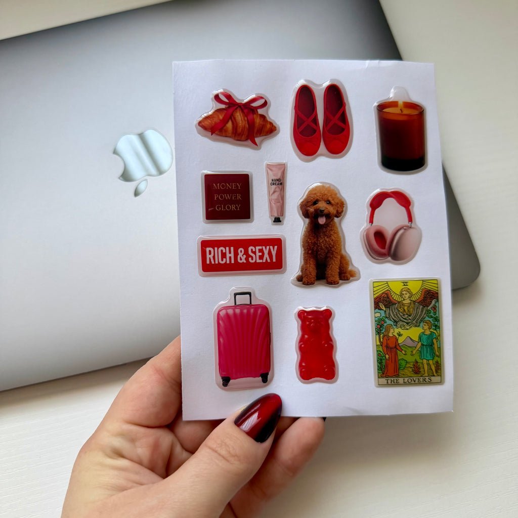 ✨Luxury Aesthetic Sticker sheet