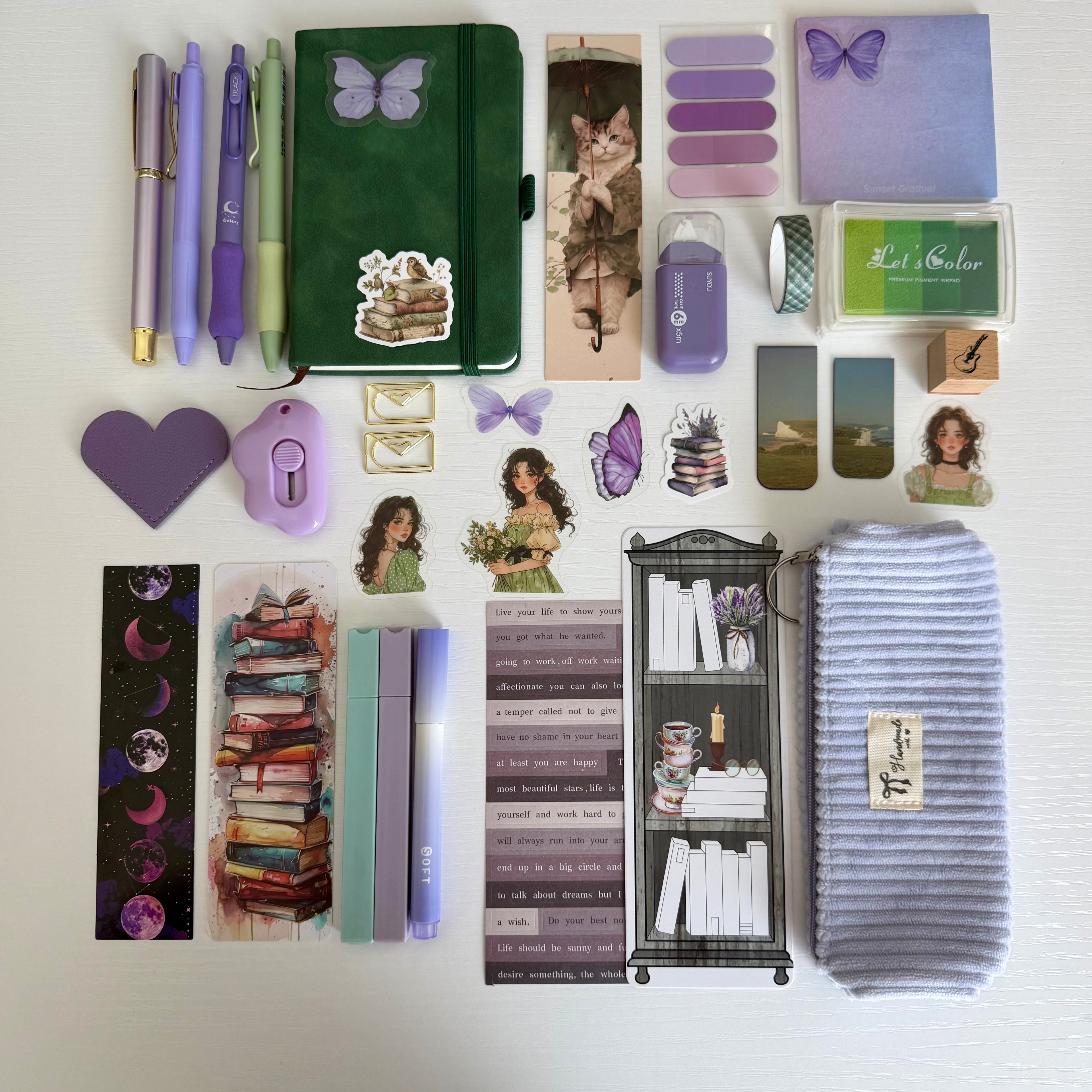 Green & Lavender Set