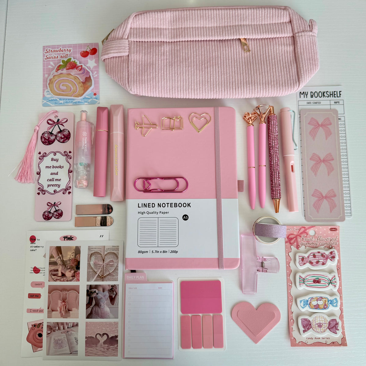 Pretty in Pink | Bookish Escape Stationery Bundle 🎀