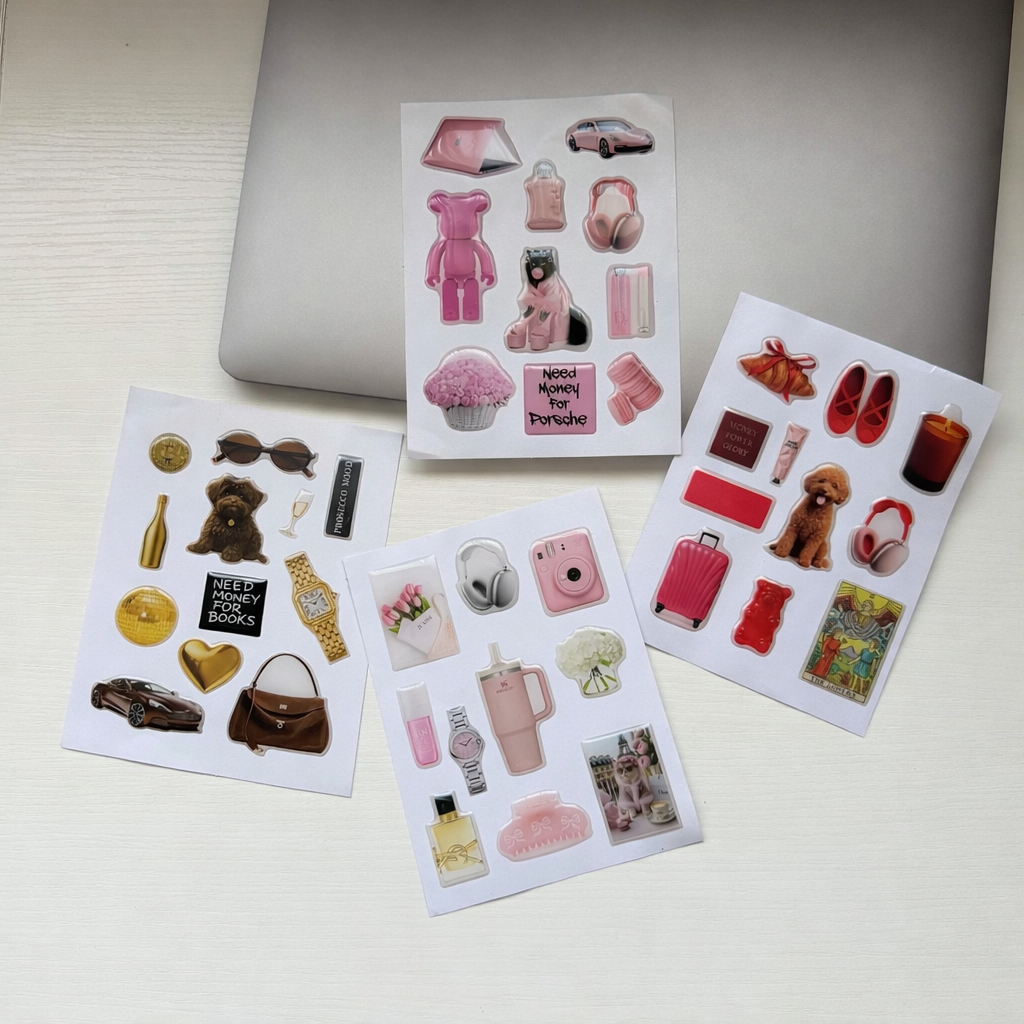 ✨Luxury Aesthetic Sticker sheet
