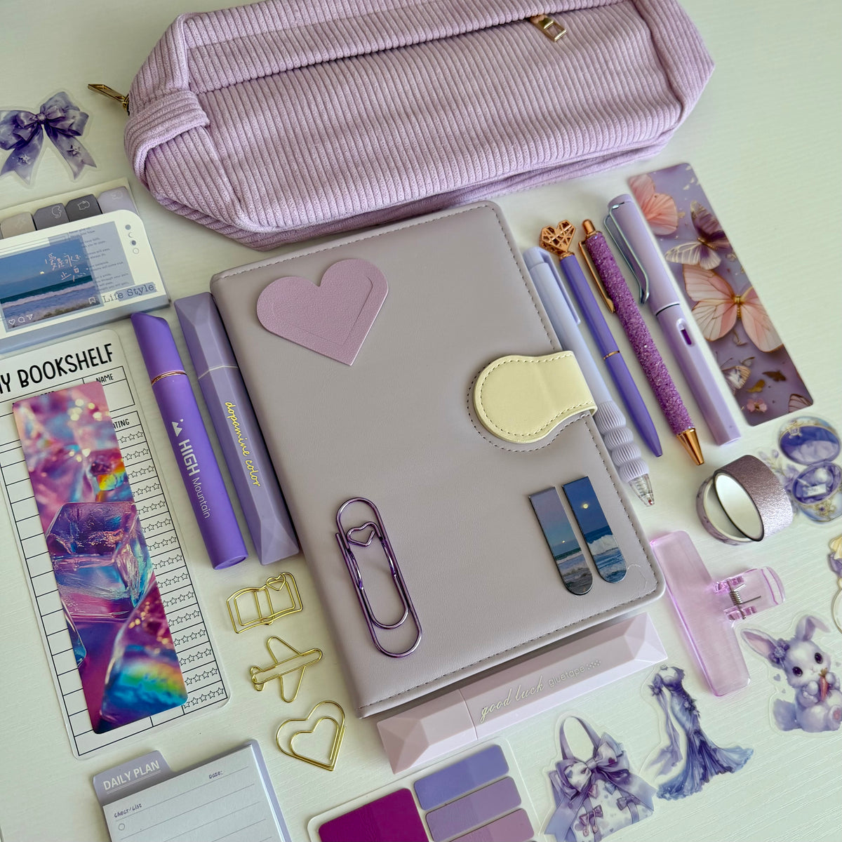 Lavender Daydream Bookish Bundle | Aesthetic Stationery & Journaling Gift Set