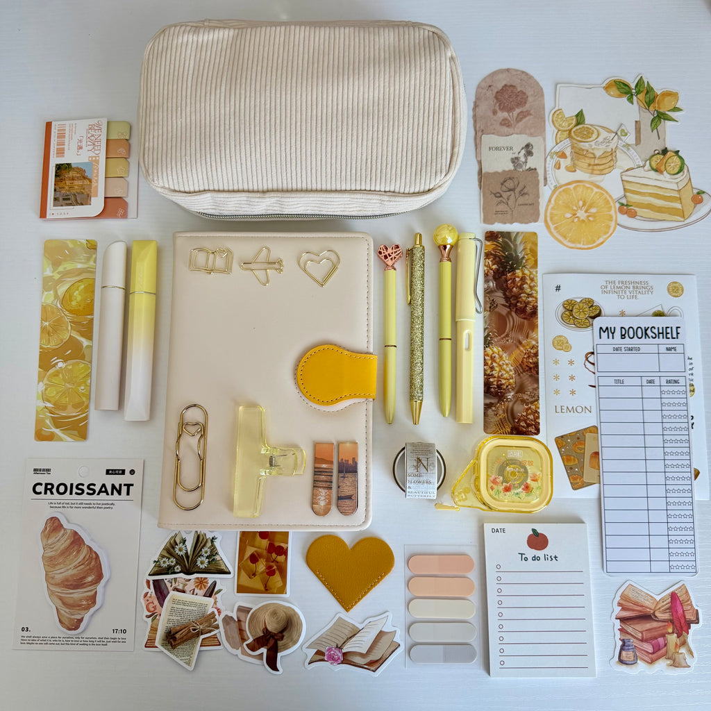 Lemon & Pages Bookish Bundle | Aesthetic Reading & Stationery Gift Set