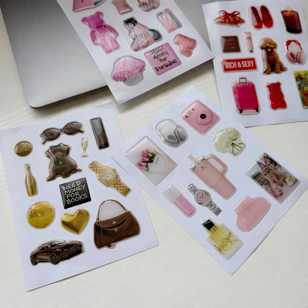 ✨Luxury Aesthetic Sticker sheet