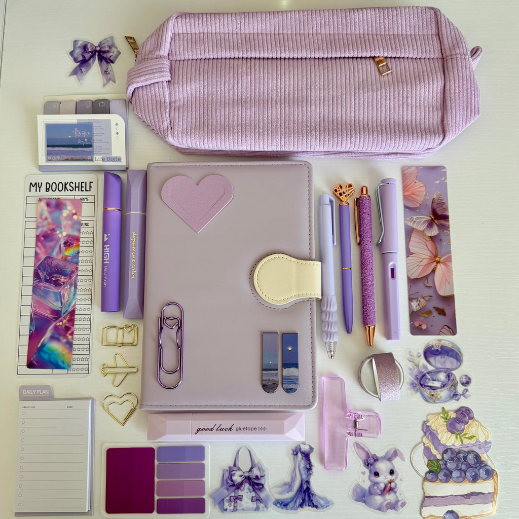 Lavender Daydream Bookish Bundle | Aesthetic Stationery & Journaling Gift Set