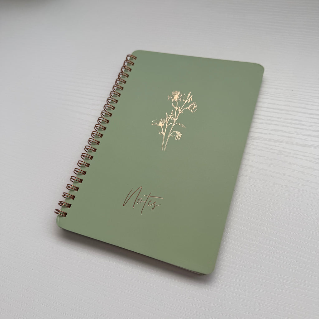 “ Notes “ Spiral A5 Notebook