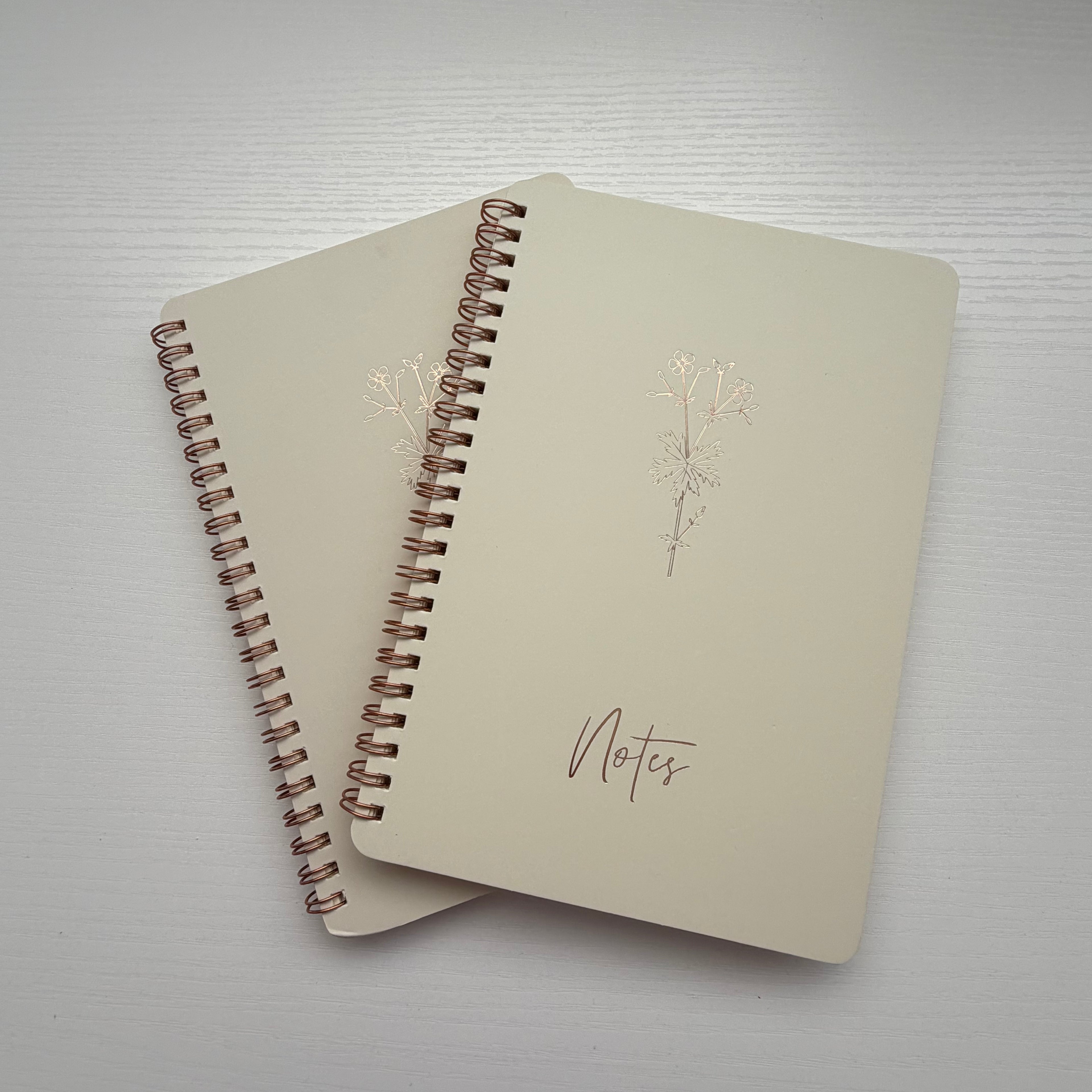 “ Notes “ Spiral A5 Notebook