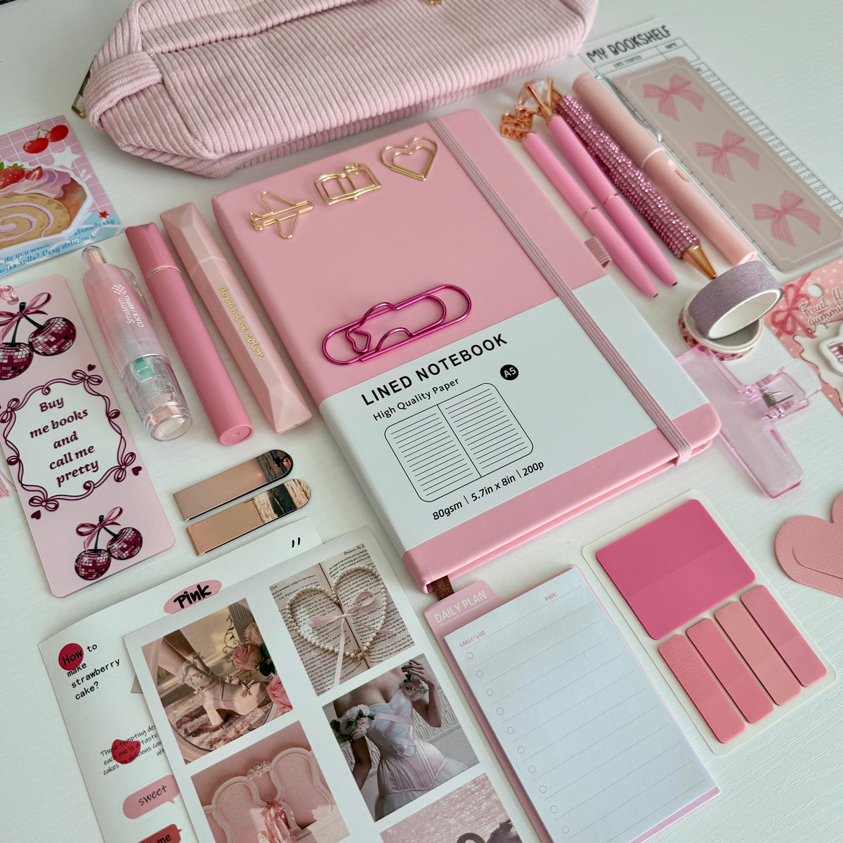 Pretty in Pink | Bookish Escape Stationery Bundle 🎀