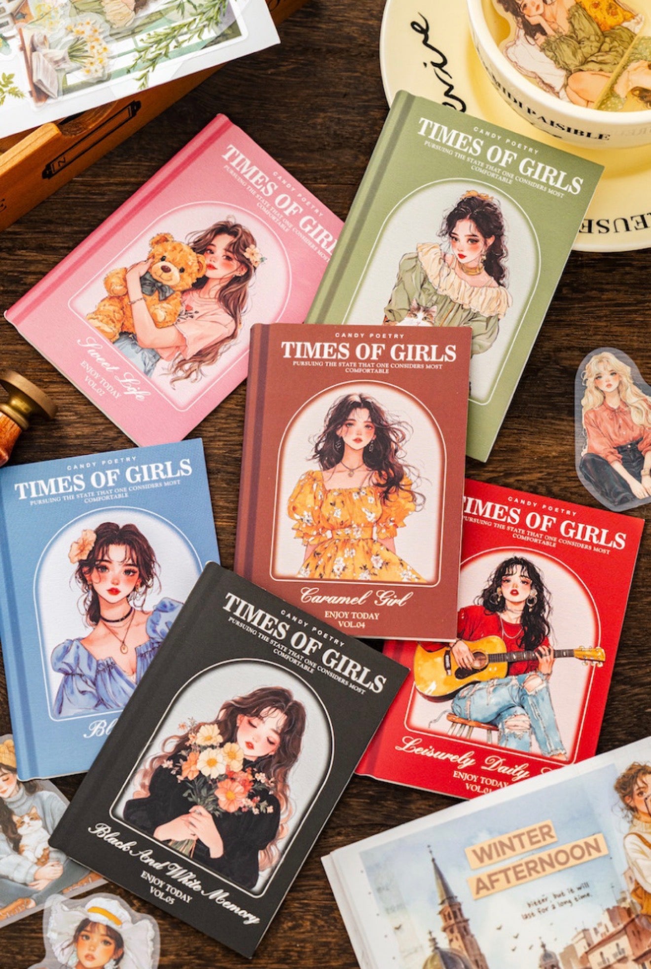 Times of Girls Sticker Collection