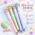Rocking Horse Gel Pen – Cute Pastel 0.5mm Smooth Writing Pen