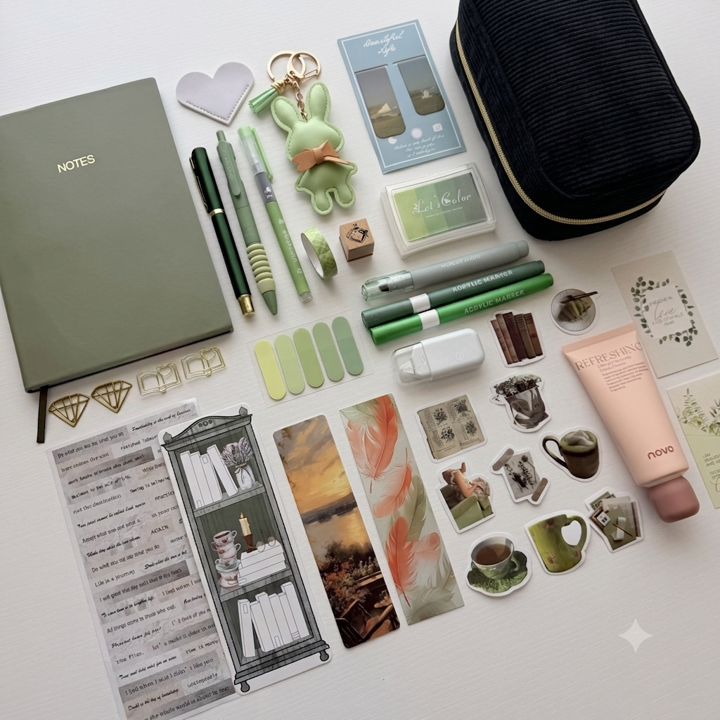 💚 Green Bundle A5 – Fresh, Balanced & Serene