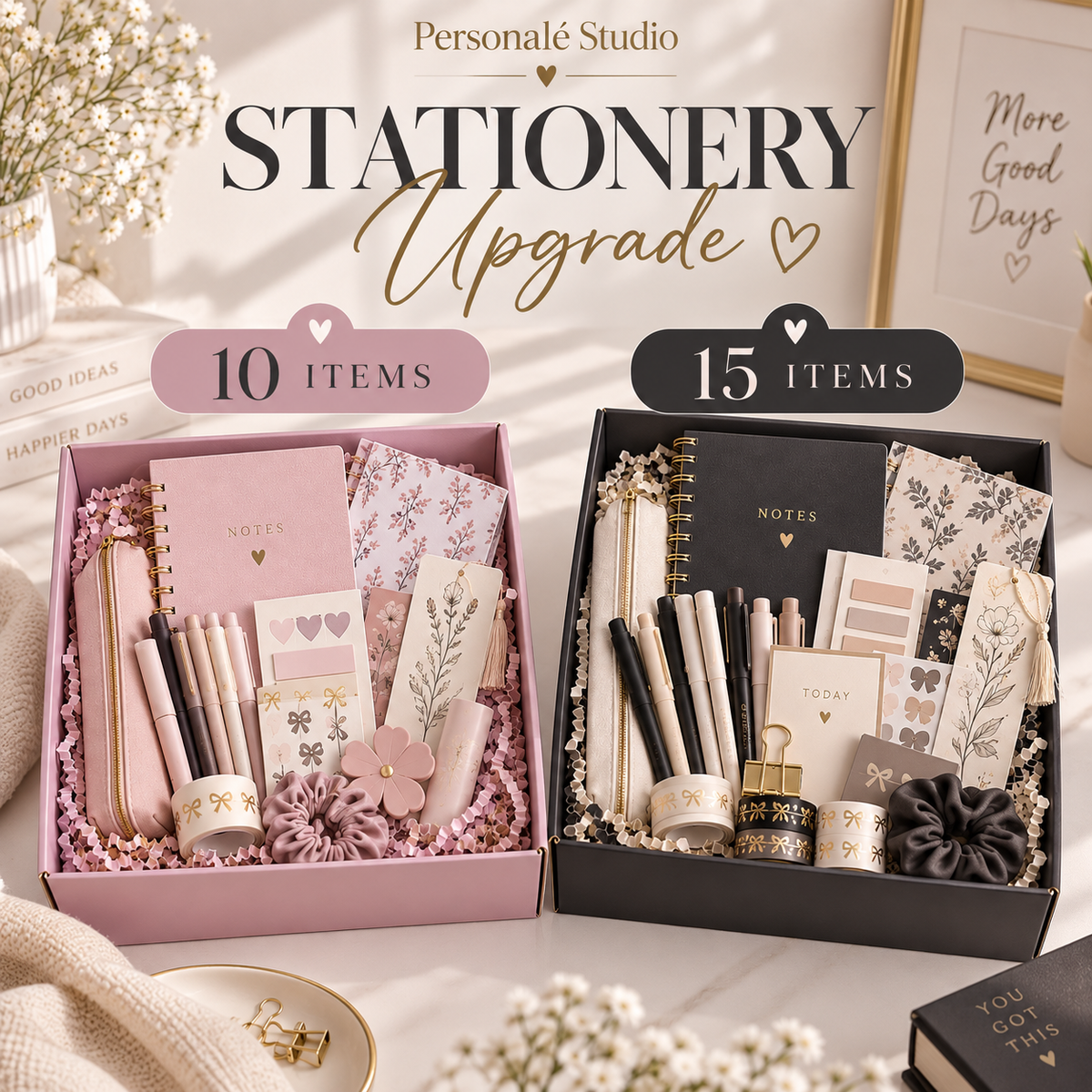 Stationary Upgrade 10 or 15 items